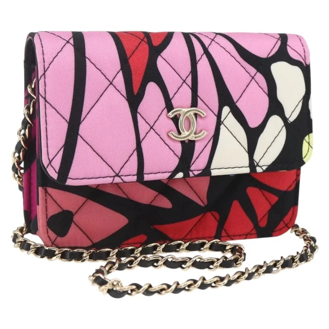 CHANEL MINI MATELASSE 12 CHAIN SHOULDER BAG