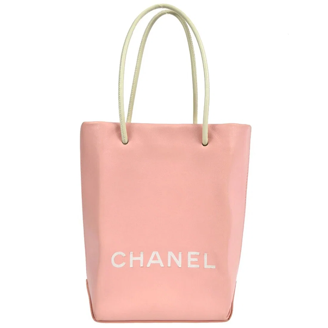 CHANEL PINK CALFSKIN ESSENTIAL TOTE BAG