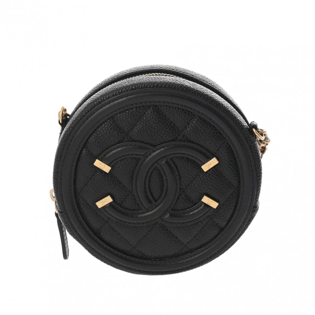 CHANEL ROUND CHAINSHOULDER CC FILIGREE