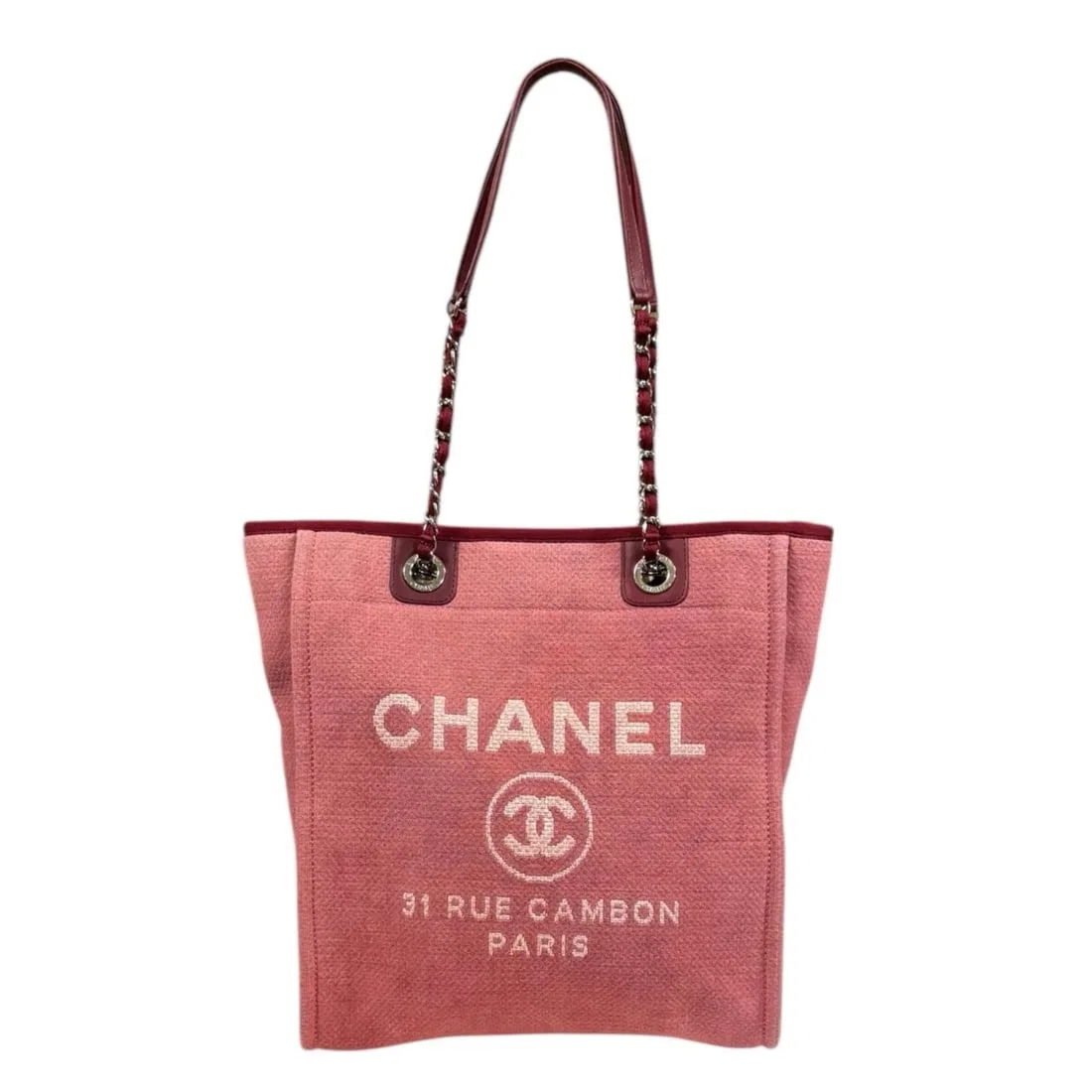 CHANEL SHOULDER BAG CANVAS