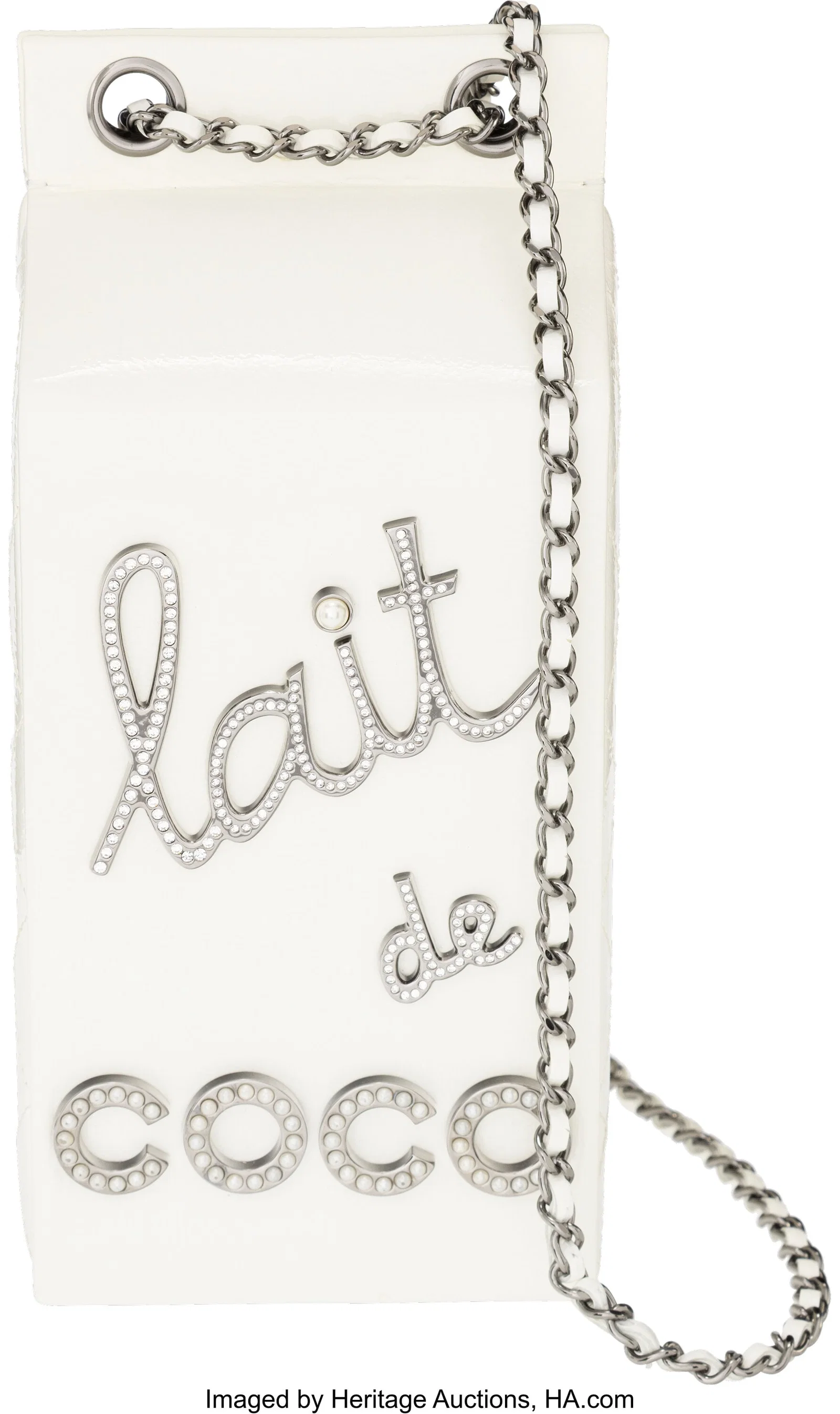 Chanel Supermarket Lait de Coco White Patent Lea