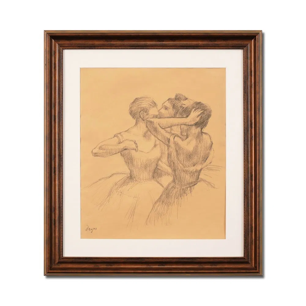 CHARCOAL ON PAPER,IN THE STYLE OF EDGAR DEGAS (1834-1917)