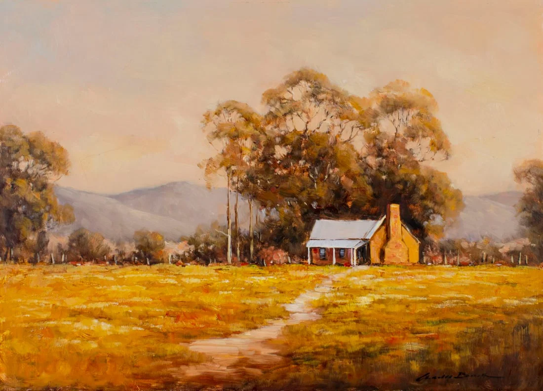 Charles Bock (Germany,Australia,1934-?) oil painting