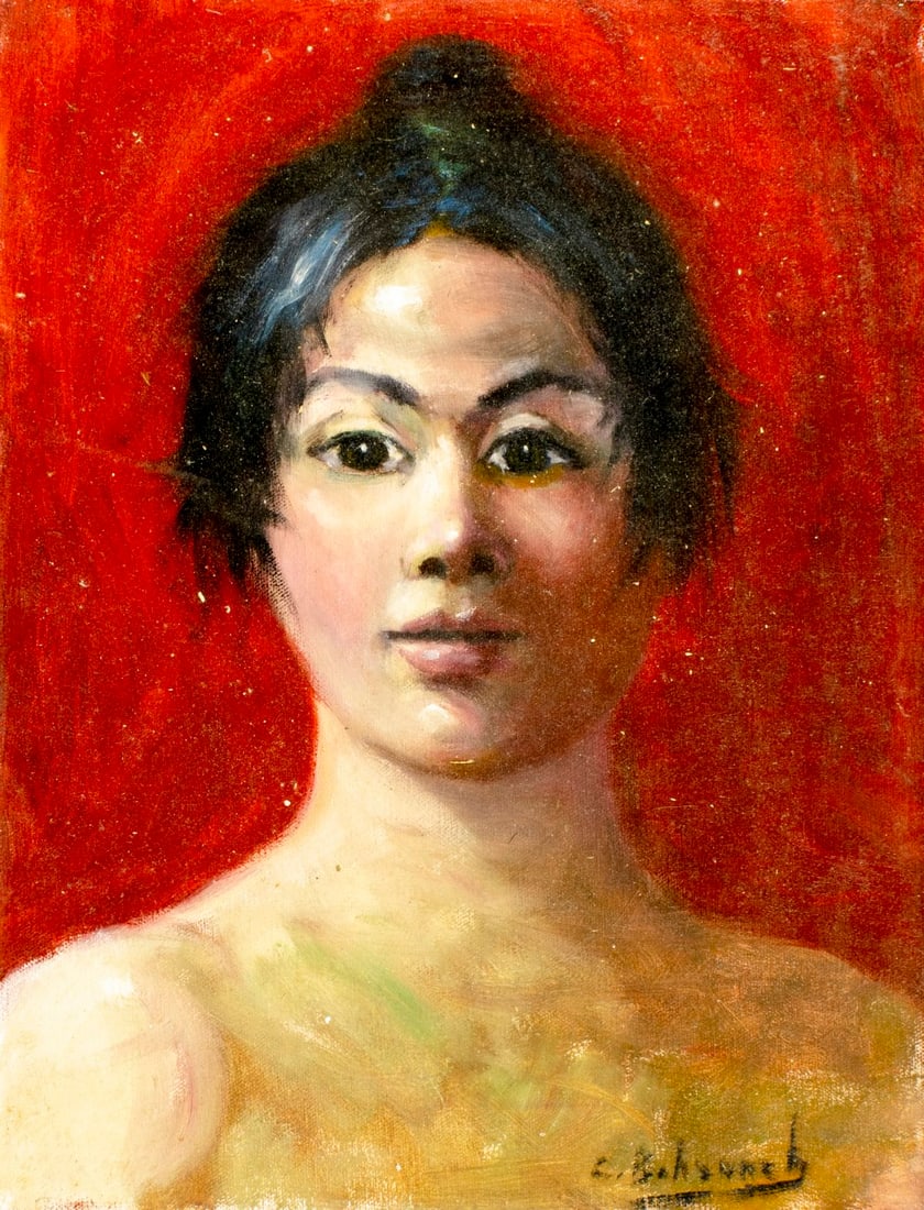 Charles Bohannah (NY,1910-1985) oil painting