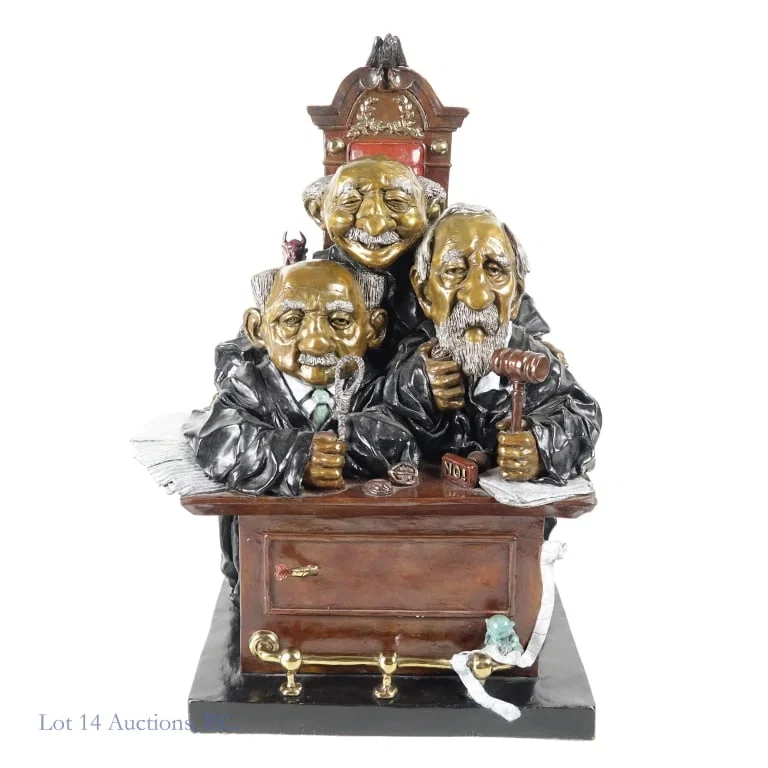 Charles Bragg "Court of Appeals" Bronze Statue