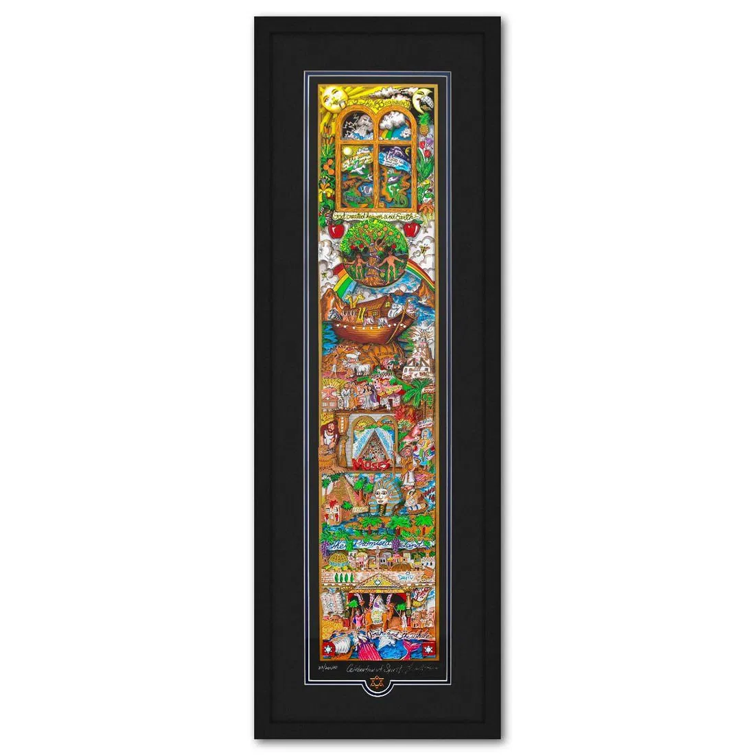 Charles Fazzino- 3D Construction Silkscreen Serigraph "Celebration of Spirit"