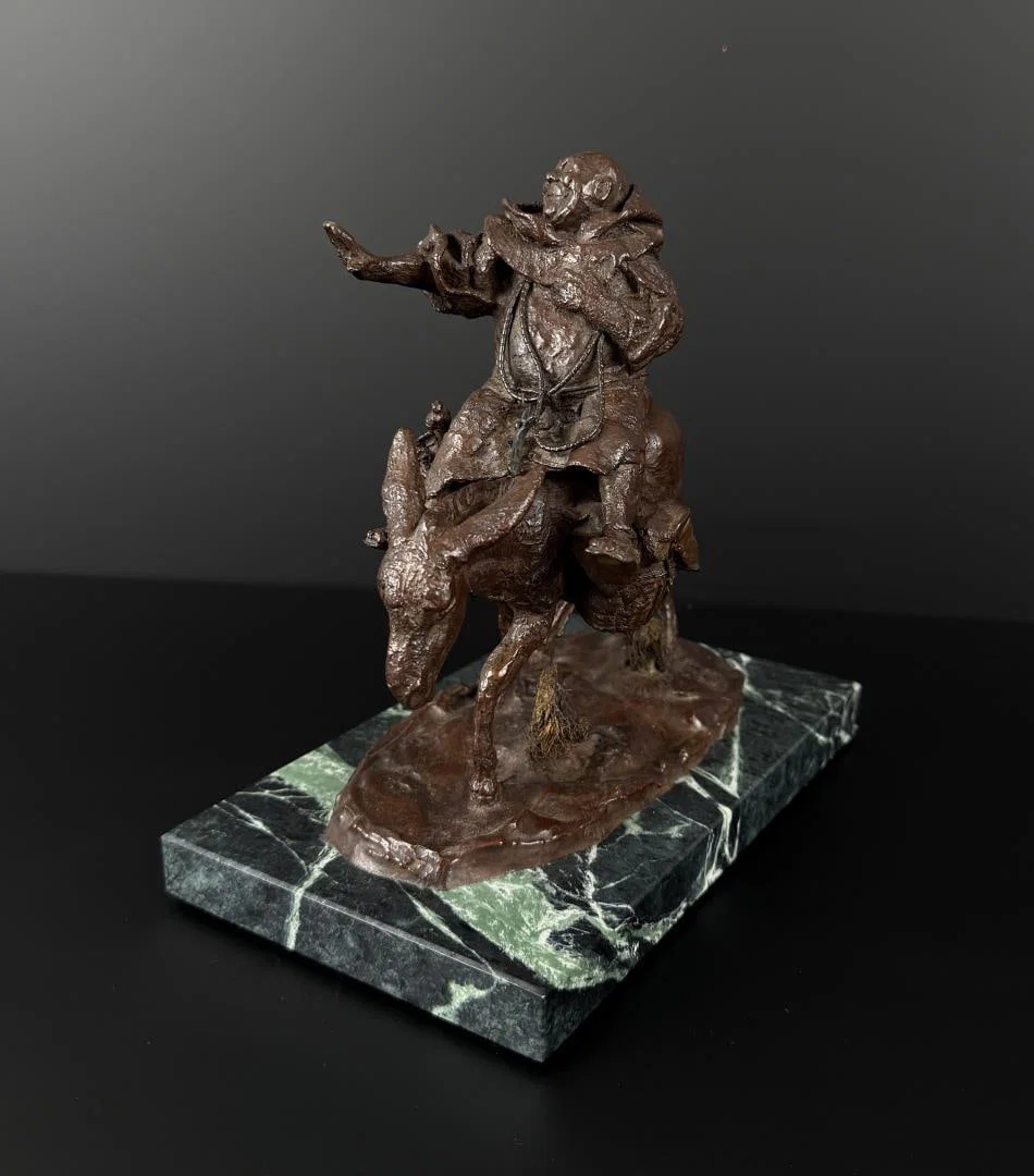 Charles M Russell Friar Tuck Bronze