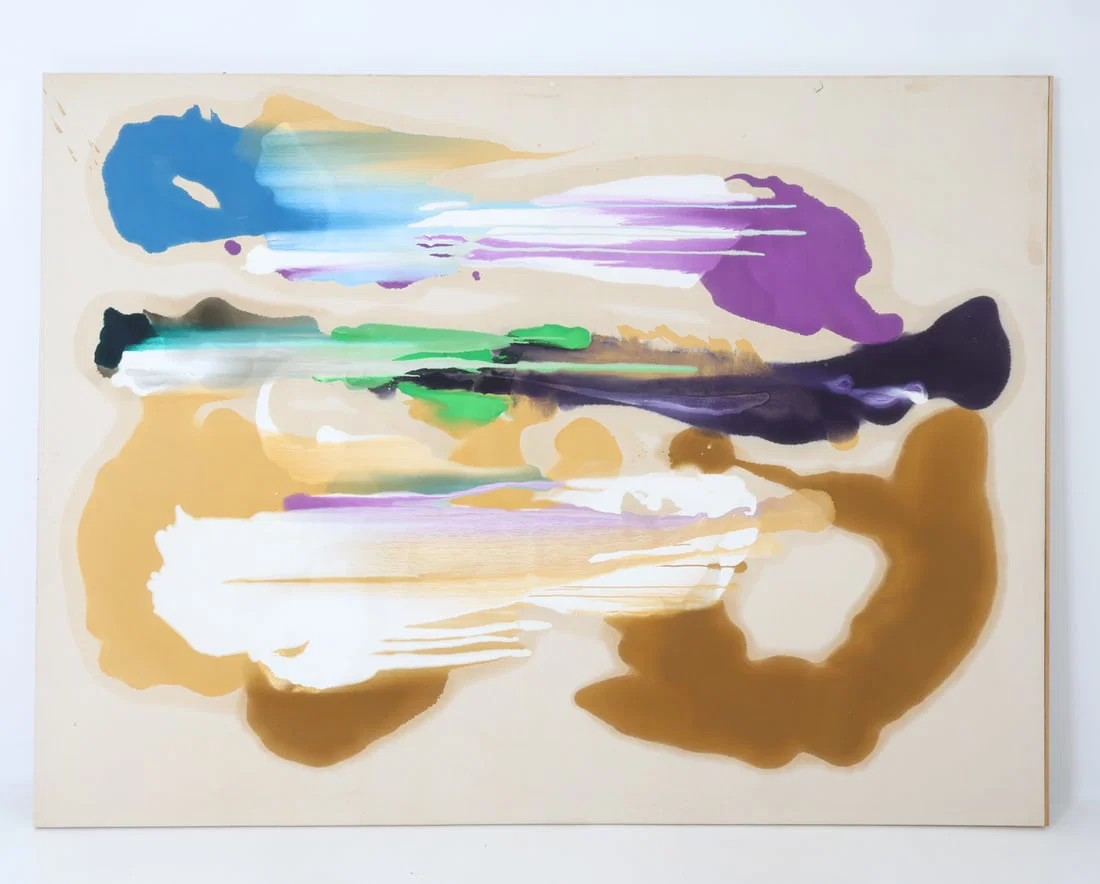 CHARLES SCHUCKER (1908-1998) ABSTRACT O/C