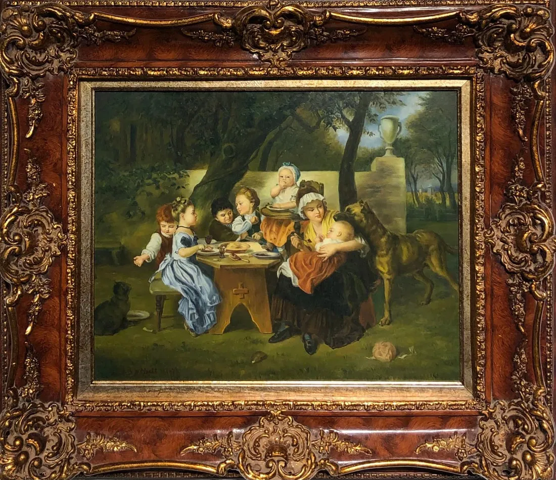 Charlotte Schreiber (Unknown - Figurative) Signed Original Oil