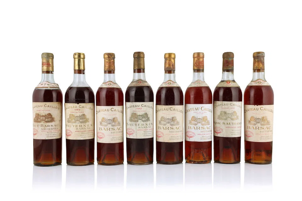 Château Caillou, 1921 (1 x 750ml) Château Caillou, 1947 (4 x 750ml) Château Cai...