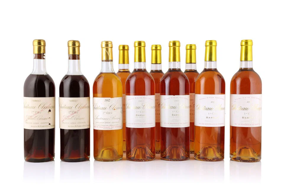 Château Climens, 1961 (2 x 750ml) Château Climens, 1982 (1 x 750ml) Château Cli...
