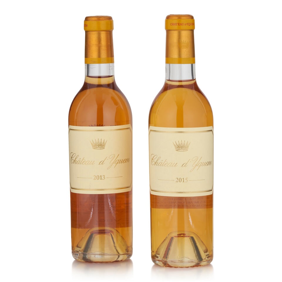 Chateau d'Yquem, 2013 (1 bottle, 375ml) Chateau d'Yquem, 2015 (1 bottle, 375ml)