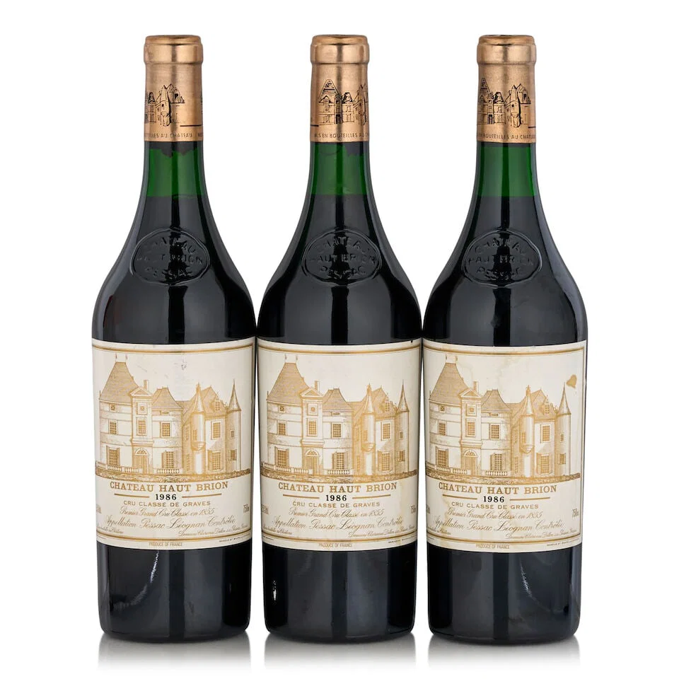 Chateau Haut Brion, 1986 (3 bottles, 750ml)