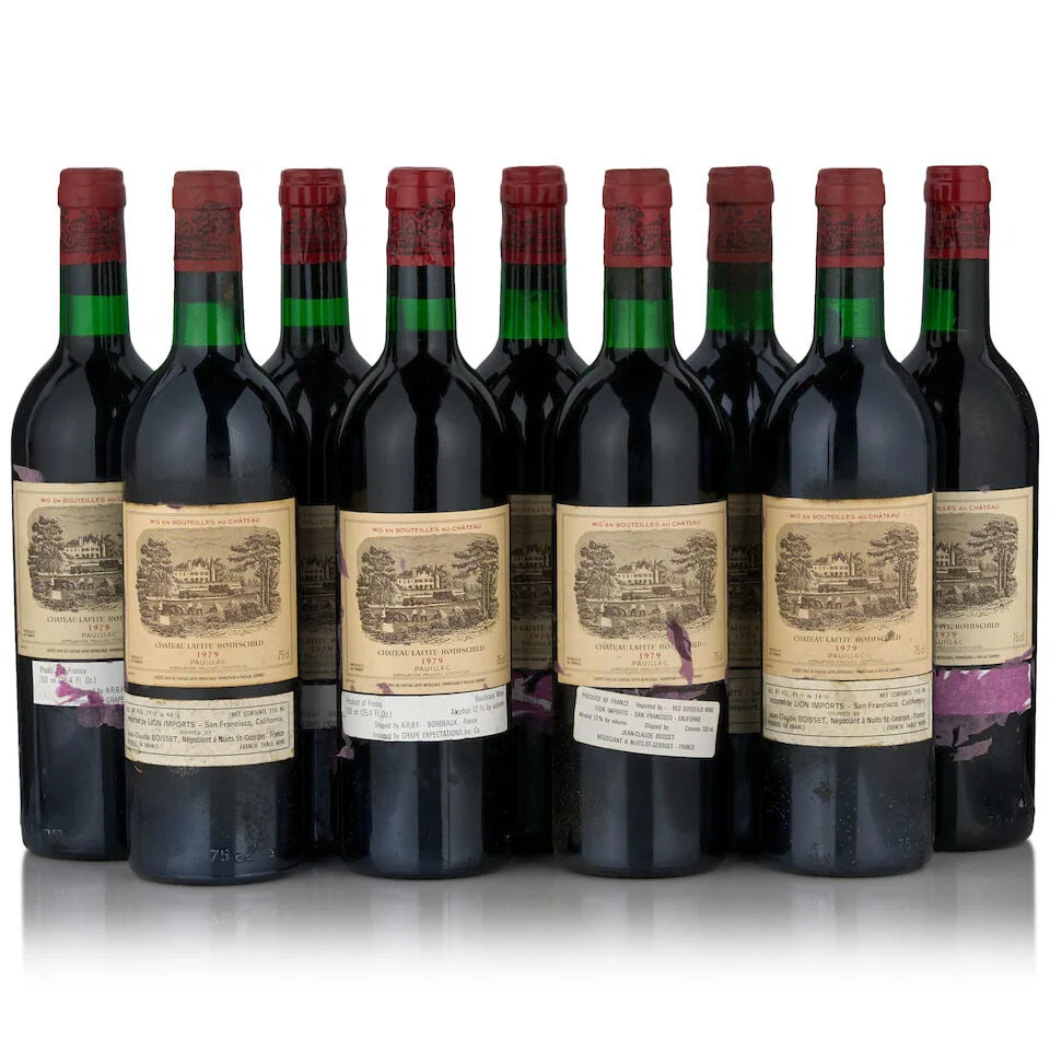 Château Lafite Rothschild, 1979 (9 bottles, 750ml)