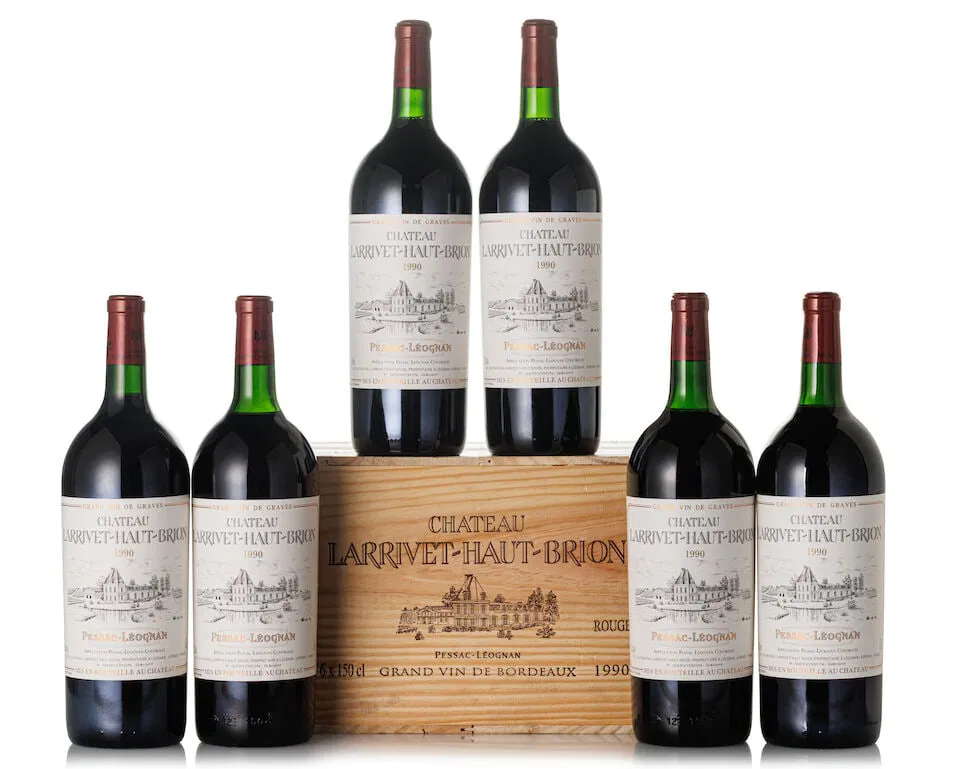 Château Larrivet Haut Brion Rouge, 1990 (6x Magnum)