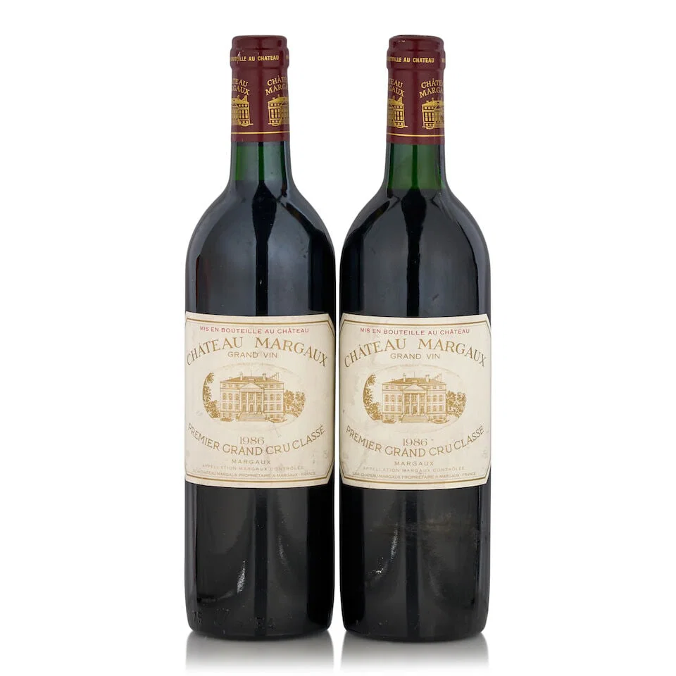Chateau Margaux, 1986 (2 bottles, 750ml)