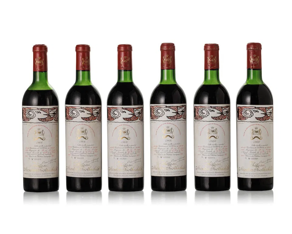 Château Mouton Rothschild, 1966 (10x 750ml)