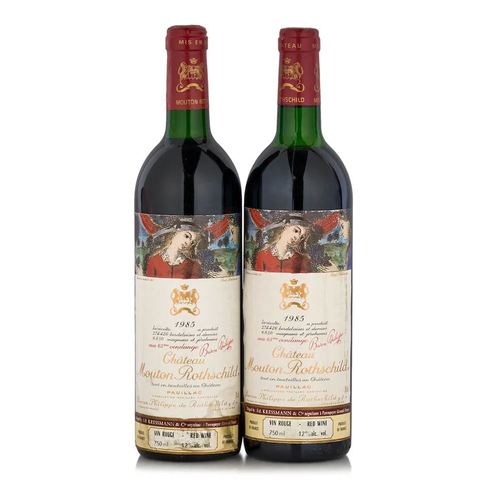 Chateau Mouton Rothschild, 1985 (2 bottles, 750ml)