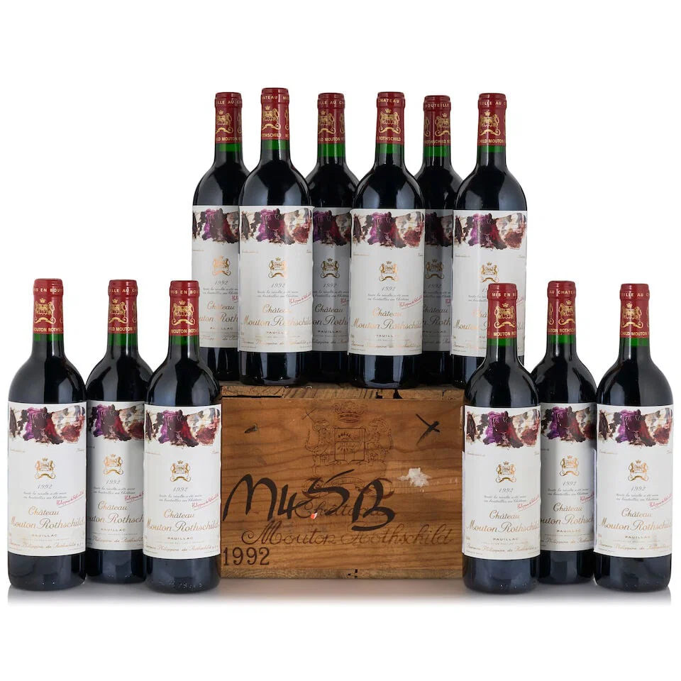 Chateau Mouton Rothschild, 1992 (12 bottles, 750ml)