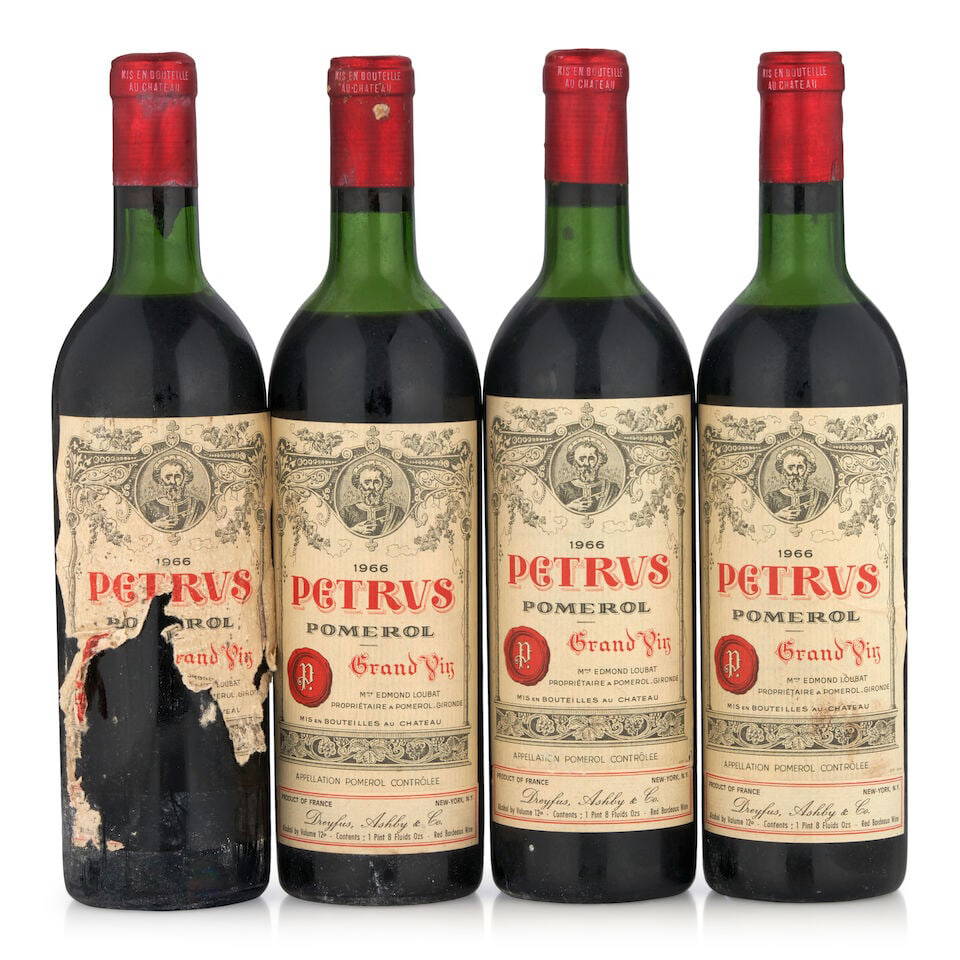 Chateau Petrus, 1966 (4 bottles, 750ml)