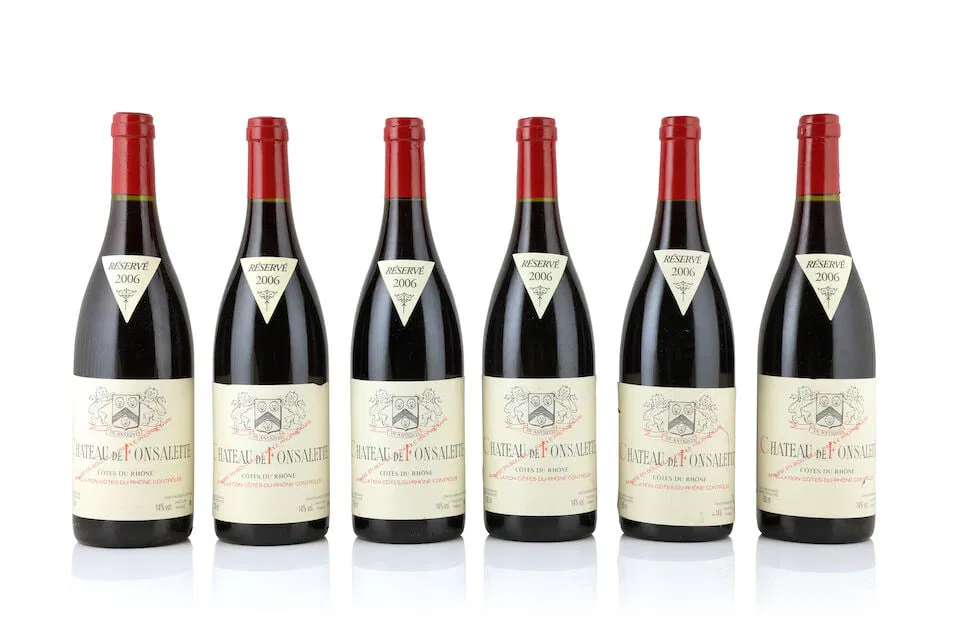 Château Rayas, Château de Fonsalette , Côtes du Rhône, 2006 (6 x 750ml)
