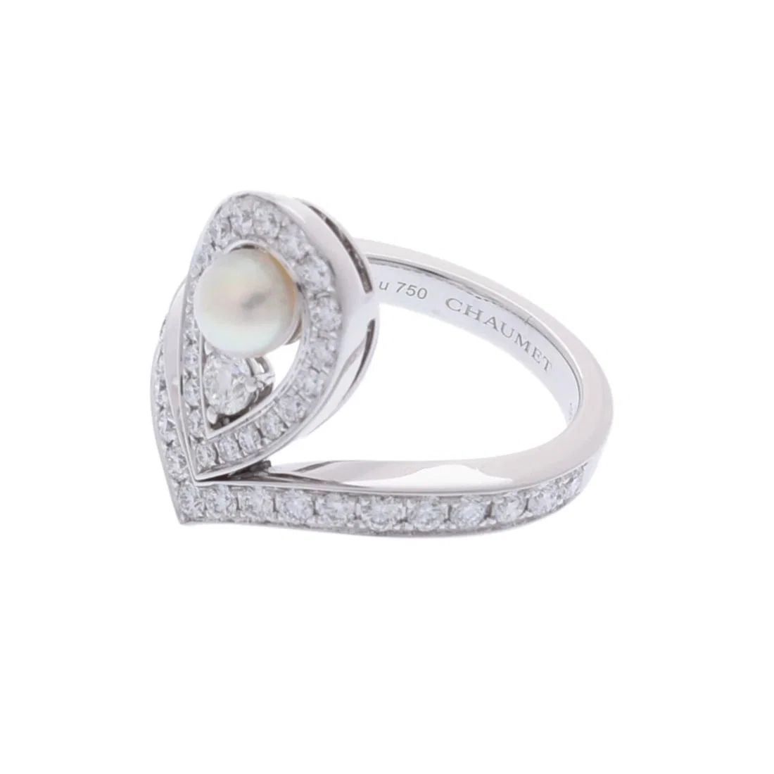 CHAUMET RING PEARL DIAMOND