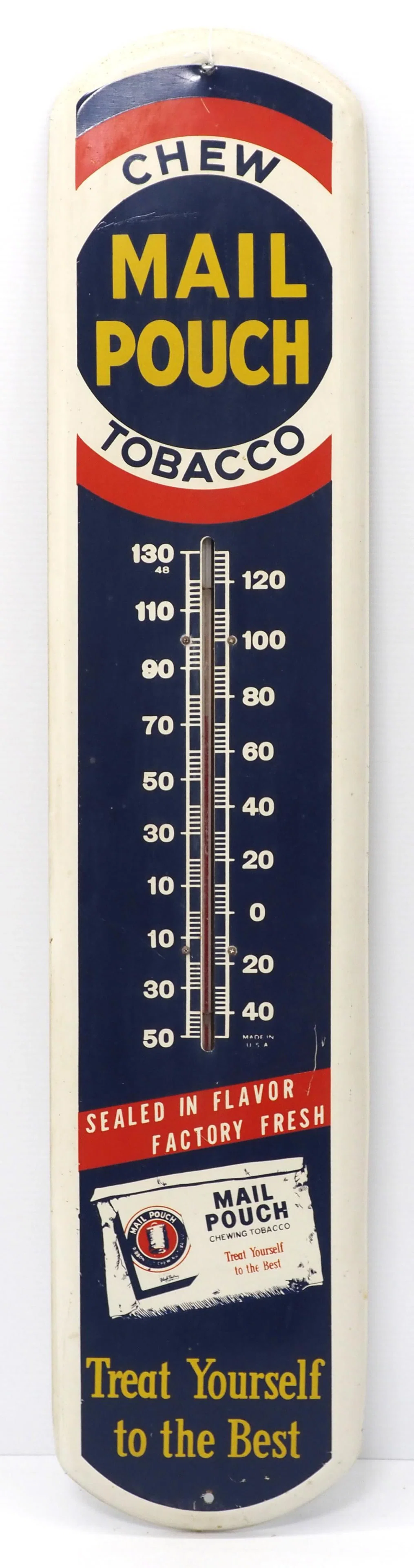 Chew Mail Pouch Tobacco thermometer