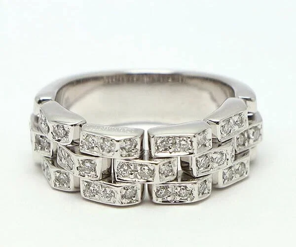 CHIMENTO DIAMOND CHAIN FLEXIBLE BAND RING