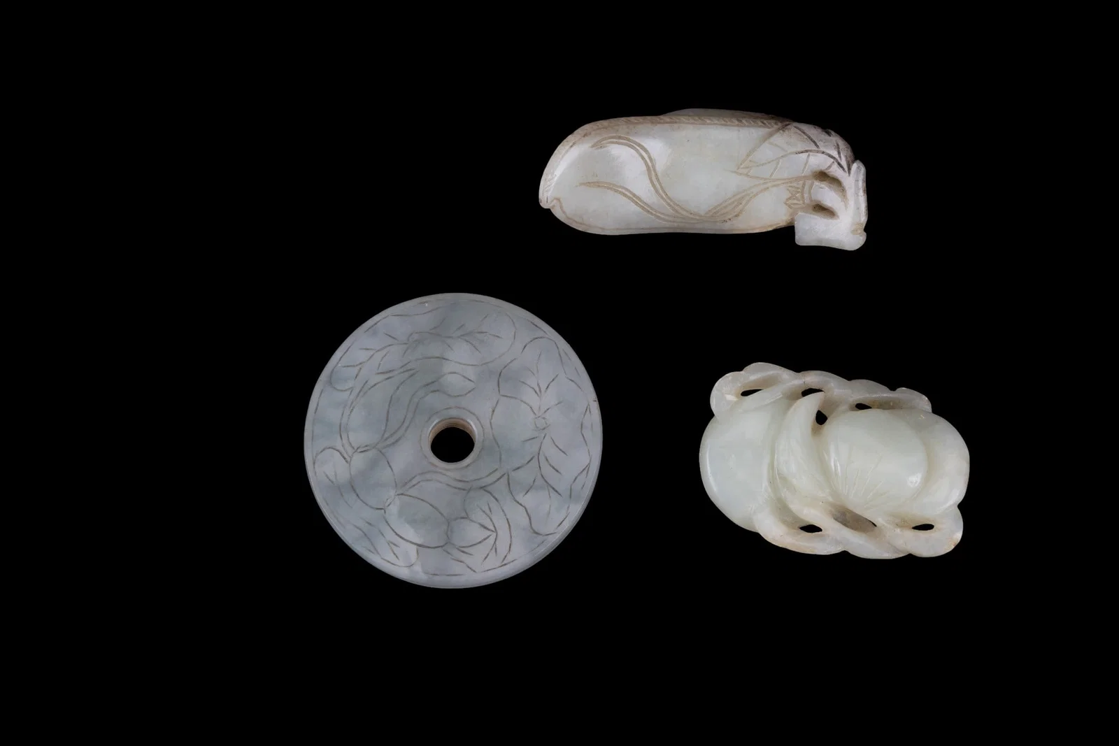 Chinese Abraded Jade Medallions