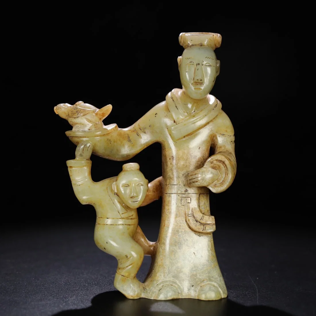Chinese archaic jade carved ornaments