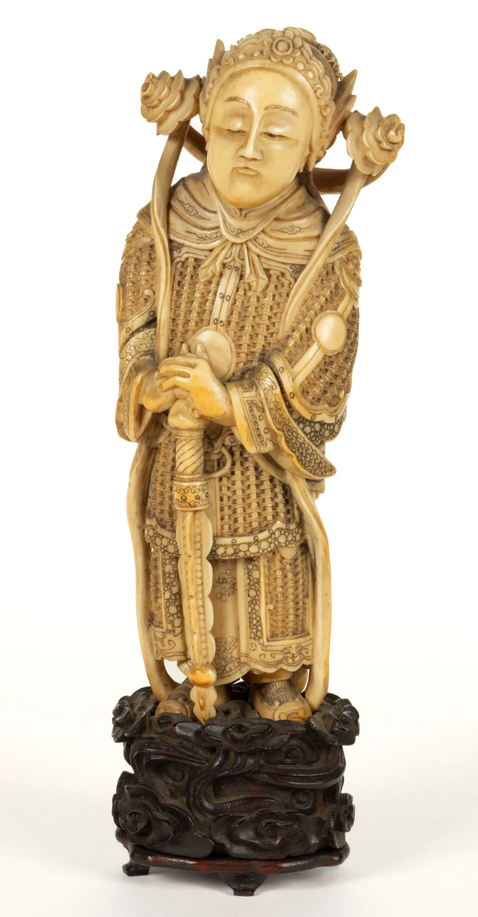 CHINESE CARVED BONE FIGURE
