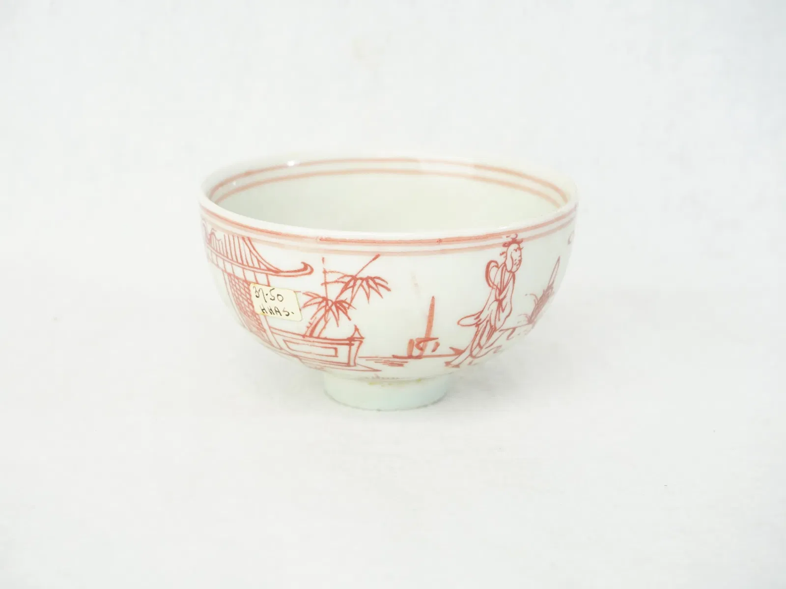 Chinese Copper-Red 'Figural' Bowl