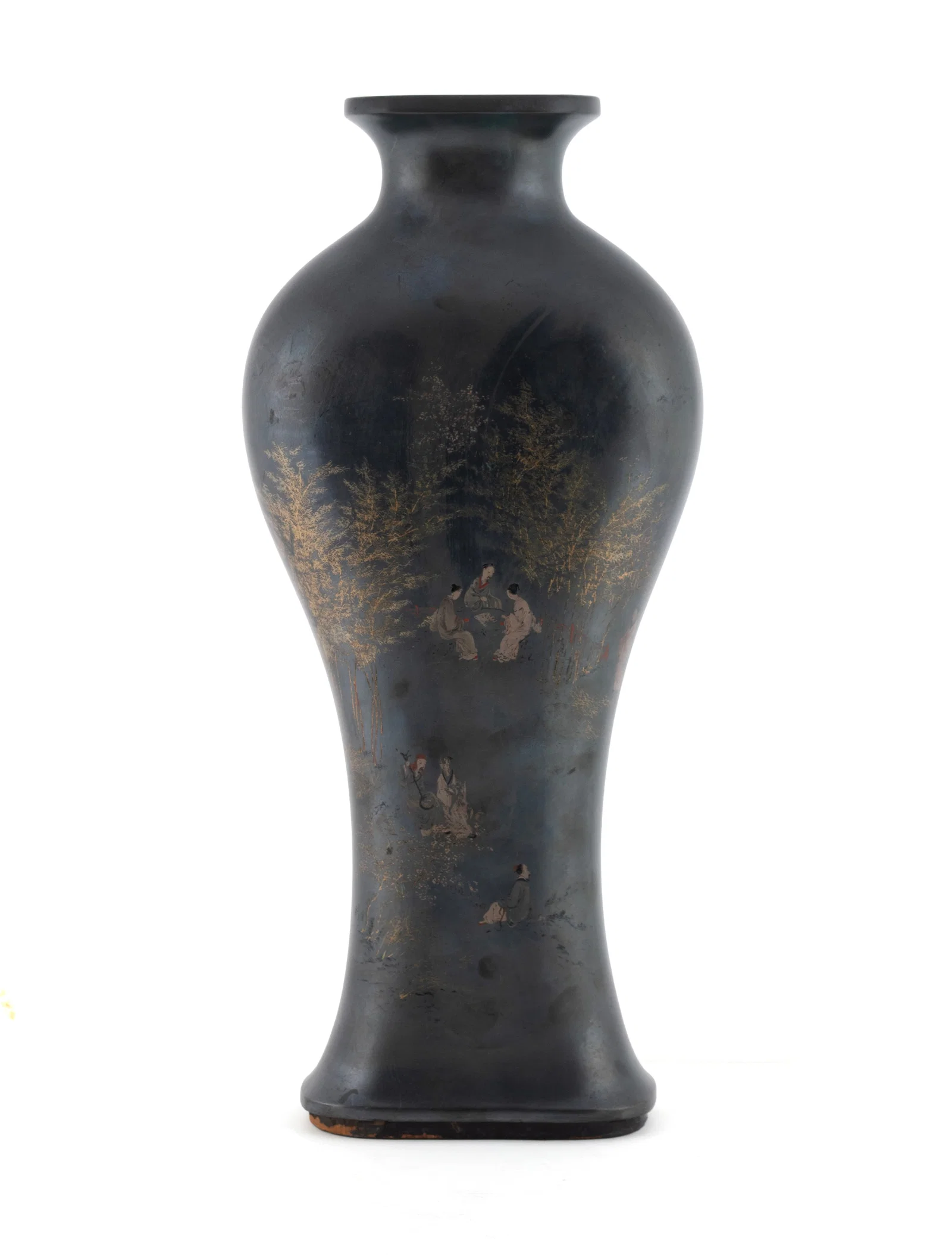 CHINESE FUZHOU LACQUER VASE