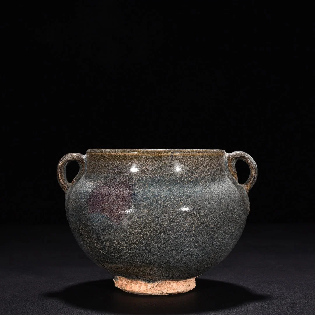 Chinese jun kiln porcelain jar Song dynasty
