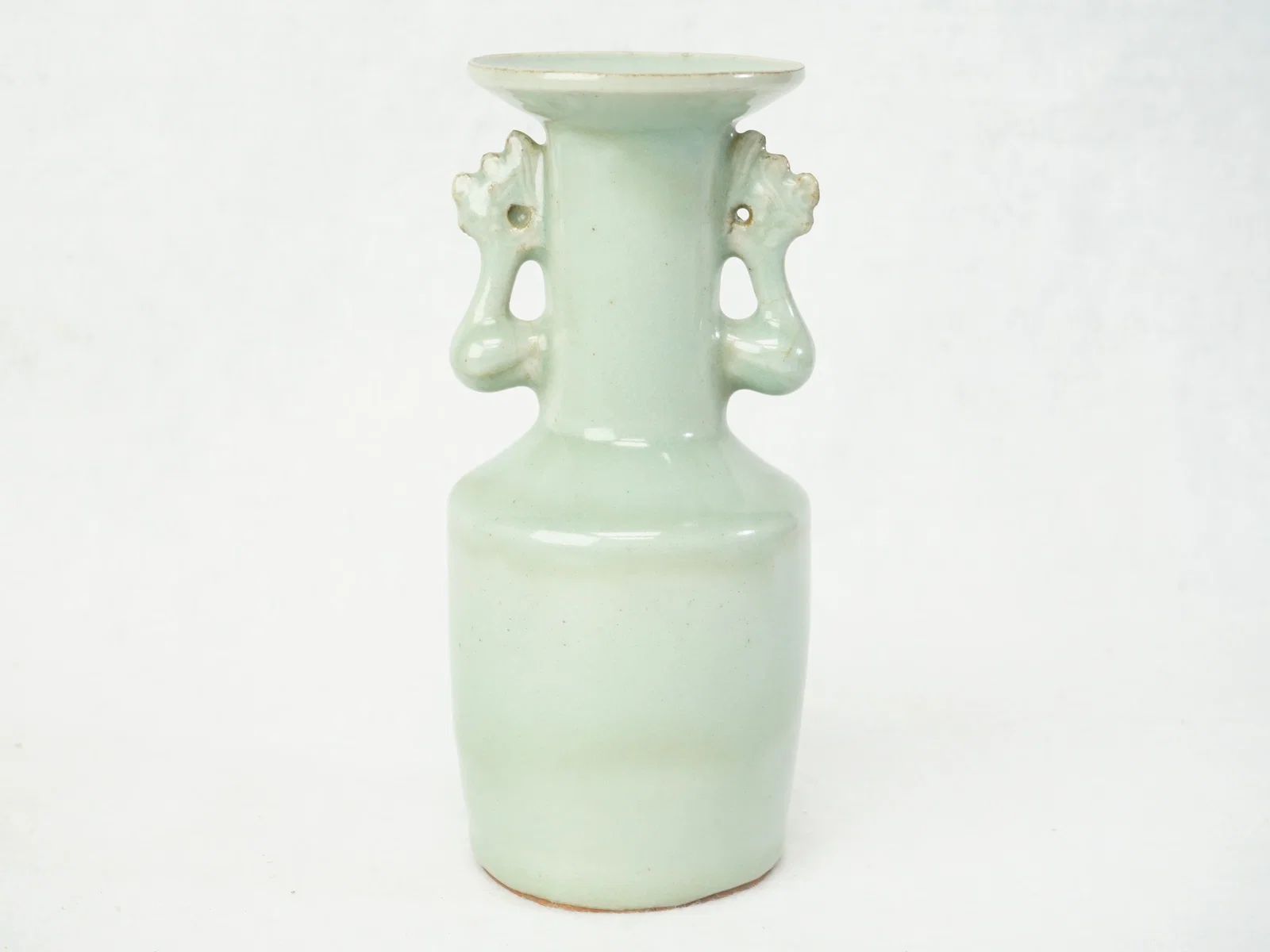 Chinese Longquan Celadon 'Twin-Phoenix' Mallet Vase,Song Dynasty