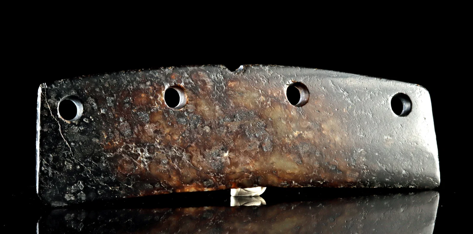Chinese Neolithic Qijia Nephrite Jade Dao Blade