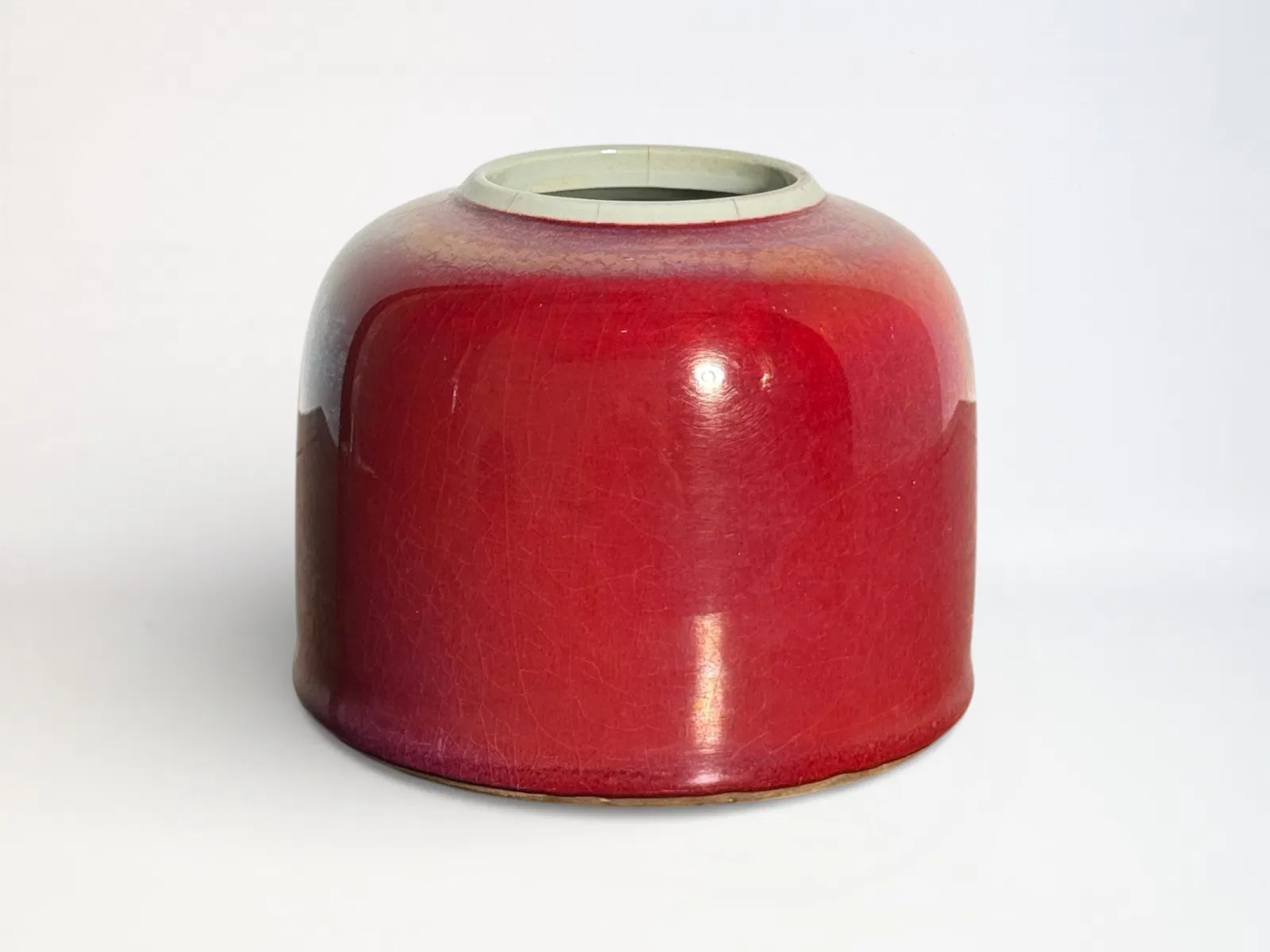 Chinese Oxblood Glazed Beehive Water Pot