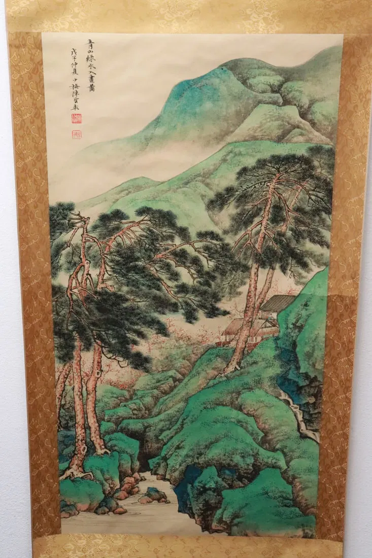 Chinese print scroll