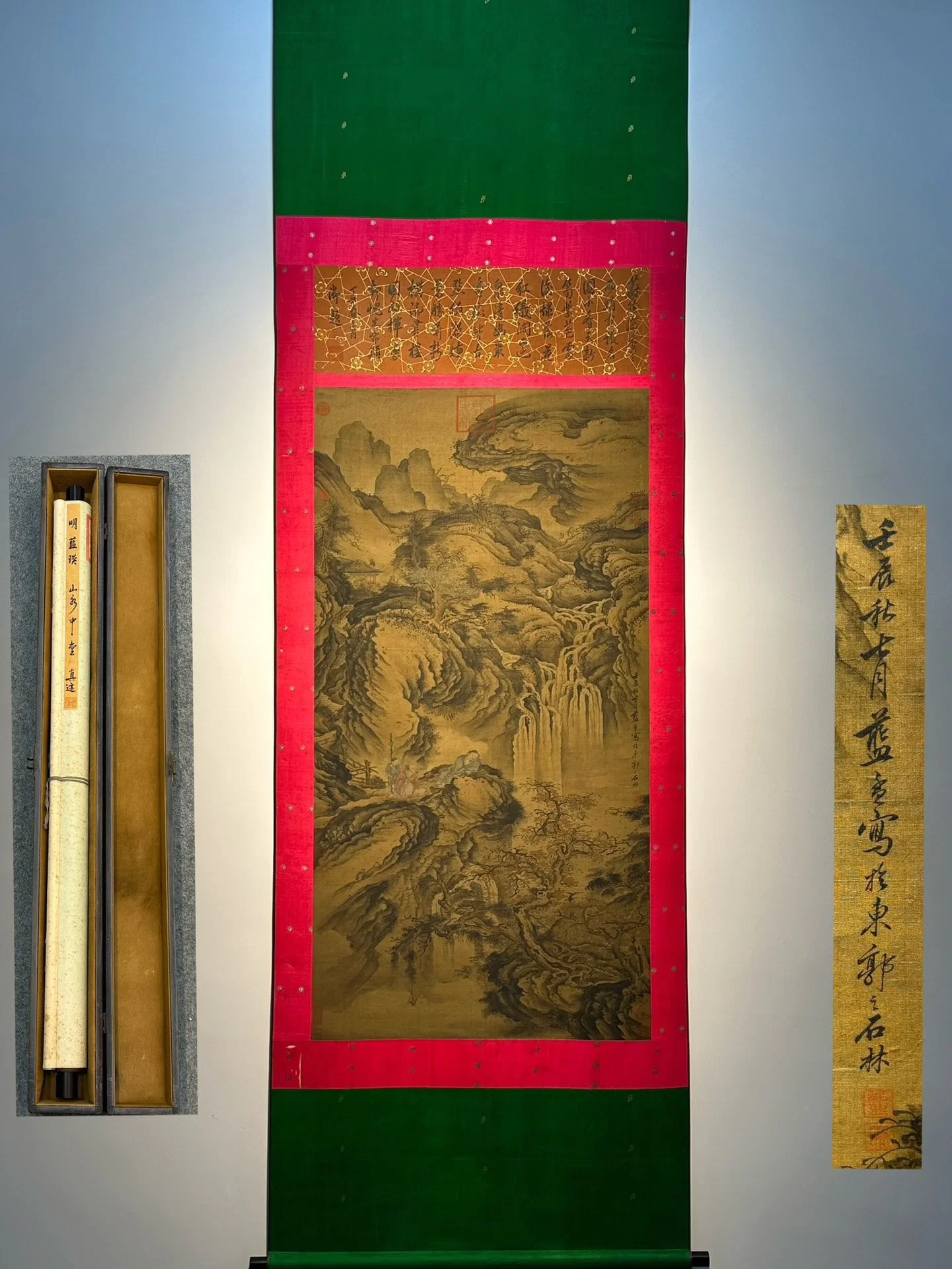 Chinese scroll painting Ming dynasty Lan Ying