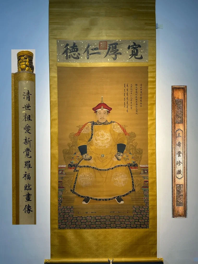 Chinese scroll painting Qing dynasty Giuseppe Castiglione