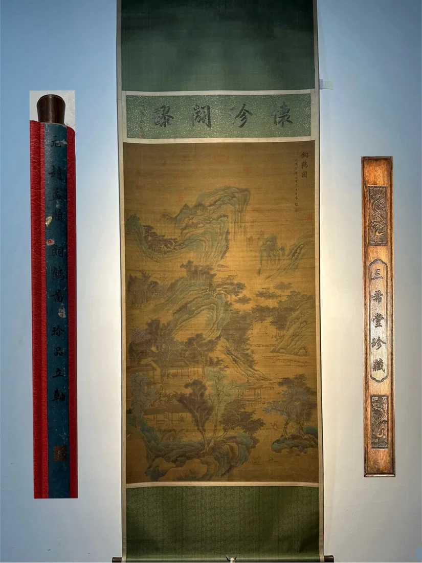 Chinese scroll painting Yuan dynasty Zhao Mengfu
