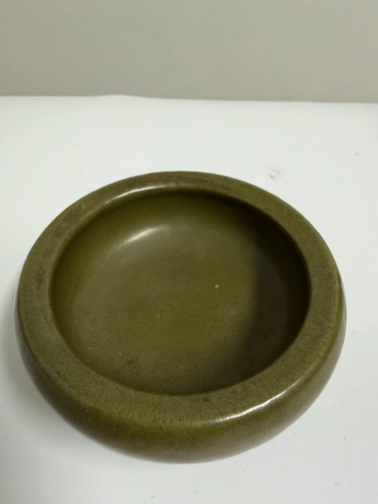 Chinese tea ash glazed China porcelain dish