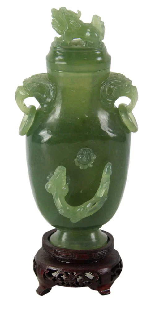 Chinese Urn with Cover