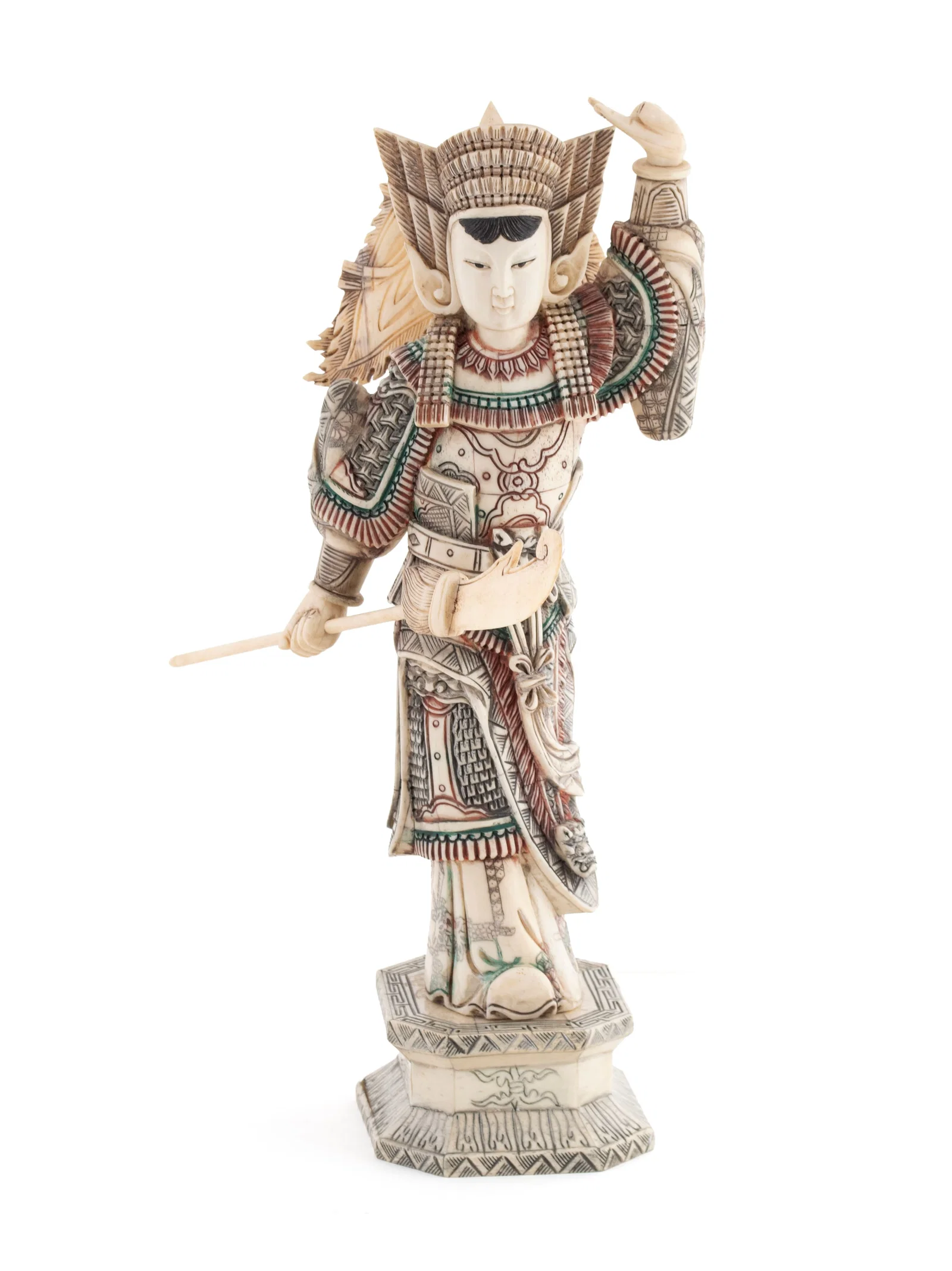 CHINESE WARRIOR STATUETTE