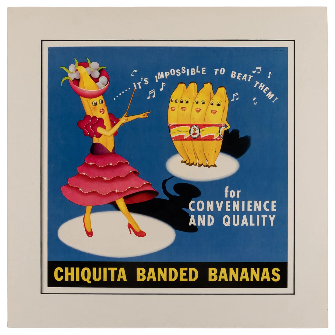 Chiquita Bananas / It's impossible to beat them! 1955.
