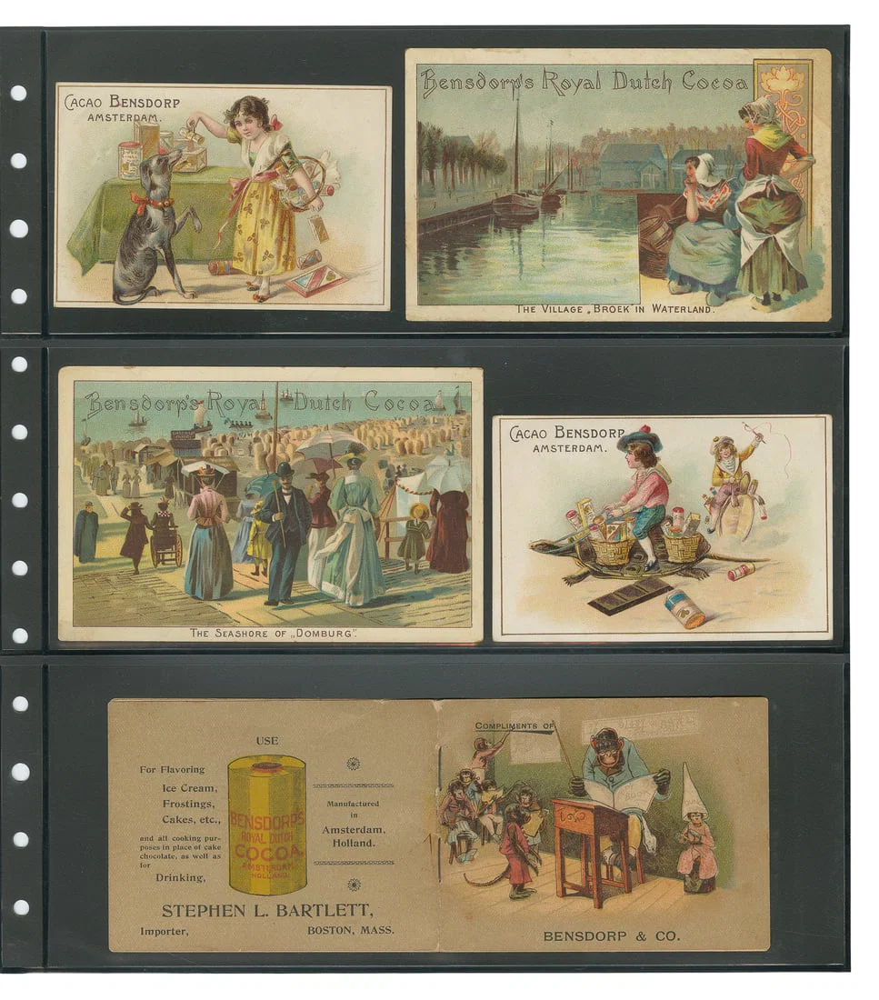 [CHOCOLATE]. Binder of chocolate and cocoa ephemera.