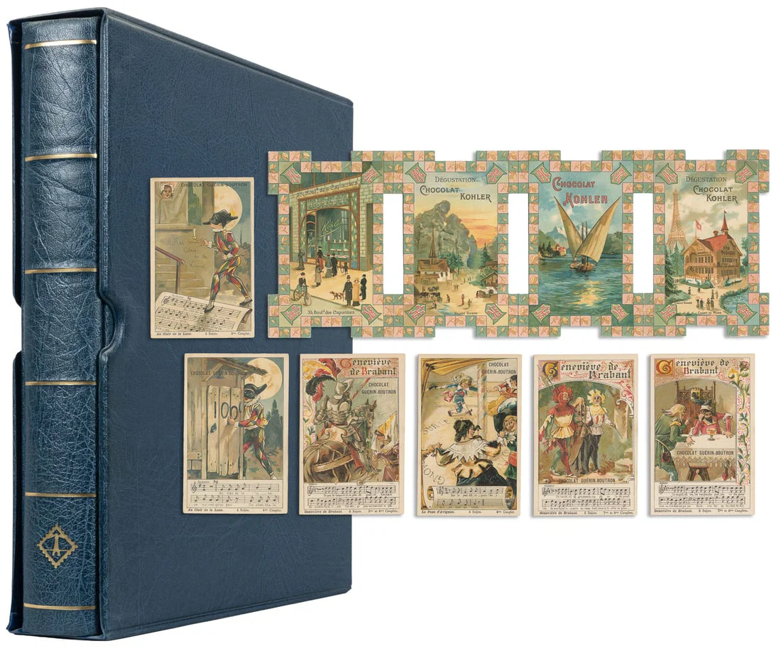 [CHOCOLATE & COCOA]. Binder of European ephemera.