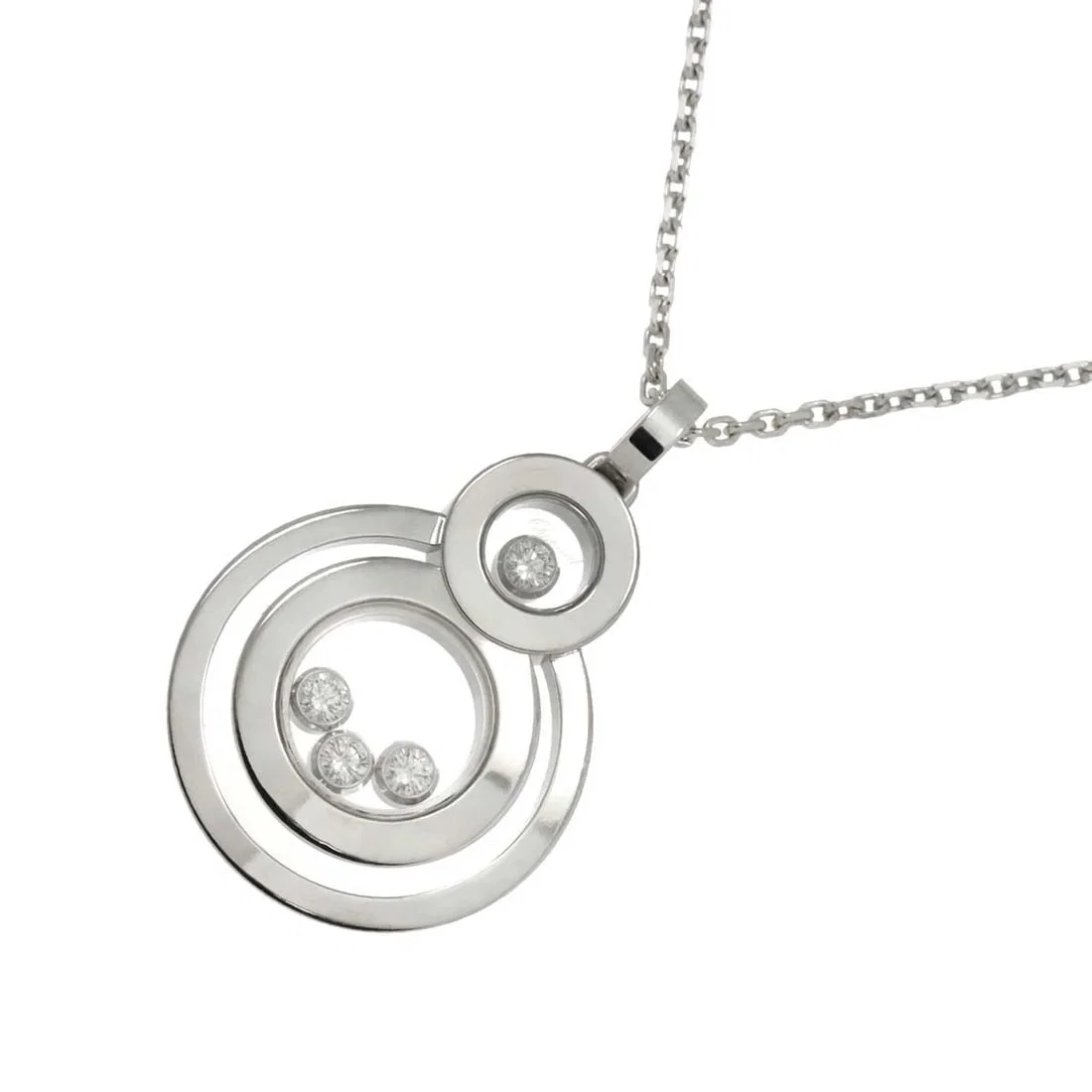 CHOPARD HAPPY DIAMOND BUBBLE NECKLACE