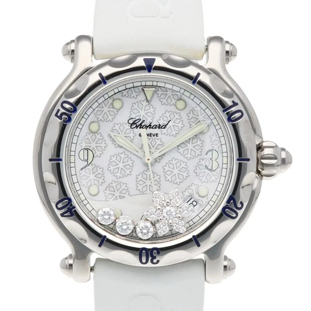CHOPARD HAPPY SPORTS WATCHES STAINLESS STEEL DIAMOND WATCH