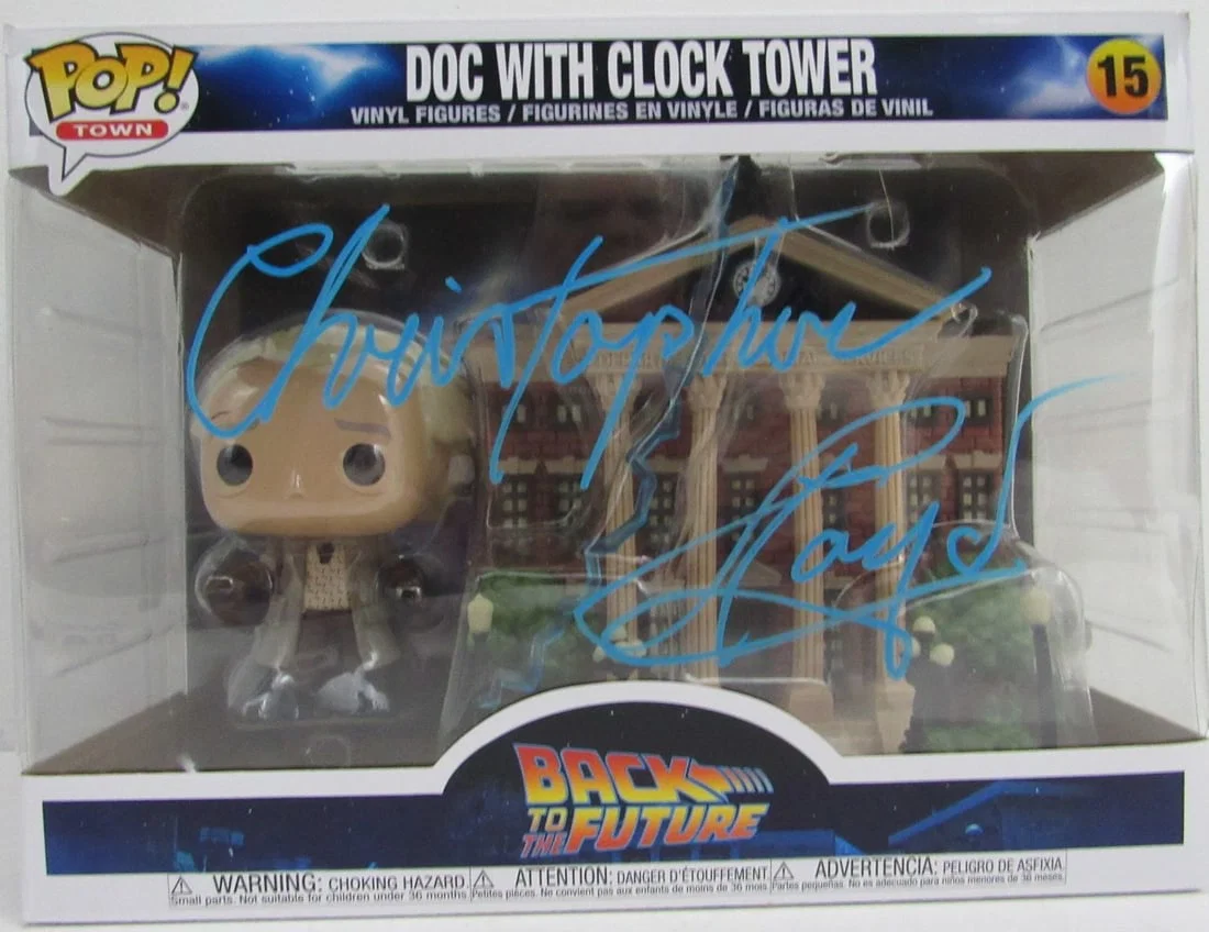 Christopher Lloyd Autographed Funko Pop #15 Doc JSA Certified